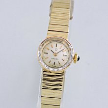 OMEGA 歐米茄 14k原鑲鑽石手鐲款 手上鍊女錶 n1218-02 歷史價格詳細信息