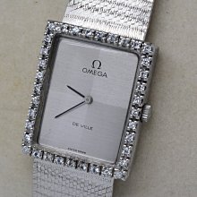 《寶萊精品》Omega 歐米茄銀白圓型手環式女子錶 歷史價格詳細信息