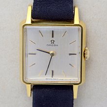 《寶萊精品》Omega 歐米茄金黃方角型石英男子錶 歷史價格詳細信息