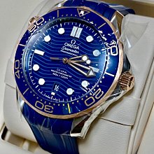 歐米茄 Omega 海馬 seamaster 300米 8800機芯 半金 藍面 膠帶 同軸 20年 全新 歷史價格詳細信息