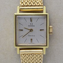 《寶萊精品》Omega 歐米茄金黃方角型石英男子錶 歷史價格詳細信息