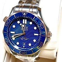 歐米茄 Omega 海馬 seamaster 300米 8800機芯 半金 藍面 膠帶 同軸 20年 全新 歷史價格詳細信息