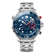 【玩錶交流】全新品 OMEGA Seamaster 藍色海馬 45.5mm  21530465103001 歷史價格詳細信息