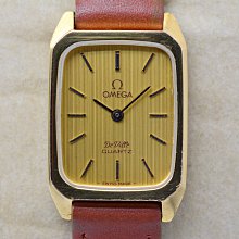 《寶萊精品》Omega 歐米茄金黃方角型石英男子錶 歷史價格詳細信息