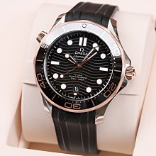 OMEGA 210.62.42.20.03.001 歐米茄 手錶 42mm 海馬300  玫瑰金錶殼 藍面盤 膠帶 歷史價格詳細信息