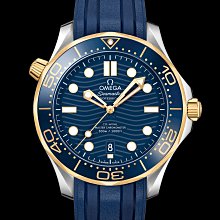 歐米茄 Omega 海馬 seamaster 300米 8800機芯 半金 藍面 膠帶 同軸 20年 全新 歷史價格詳細信息