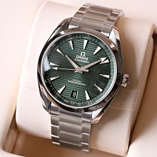 OMEGA 220.10.38.20.01.001 歐米茄 AQUA TERRA手錶 38mm 海馬150 黑面盤鋼錶帶 歷史價格詳細信息