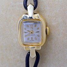 《寶萊精品》Omega 歐米茄金黃方角型石英男子錶 歷史價格詳細信息