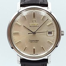 【發條盒子A1662】OMEGA 歐米茄 SEAMASTER系列 金面鍍金 自動皮帶 日期顯示 歷史價格詳細信息