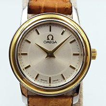 【發條盒子A5951】OMEGA 歐米茄 constellation星座系列 金面石英18k金女錶 595.1080.1 歷史價格詳細信息