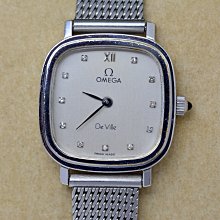 《寶萊精品》Omega 歐米茄銀白圓型手環式女子錶 歷史價格詳細信息