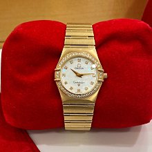 Omega 歐米茄 星座系列石英女仕腕錶(131.10.28.60.60.001)x抹茶綠x28mm 歷史價格詳細信息