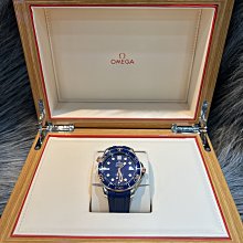 歐米茄 Omega 海馬 seamaster 300米 8800機芯 半金 藍面 膠帶 同軸 20年 全新 歷史價格詳細信息