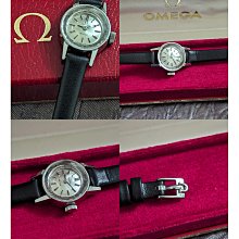 （全部原裝）1960年代停產美品（盒裝）omega 包金(祖母綠寶石款)（中性）手上鍊機械錶 歷史價格詳細信息