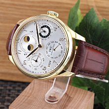 【IWC 萬國錶】葡萄牙系列 7日鍊皮帶腕表x金色丁字x42.4mm(IW501701) 歷史價格詳細信息
