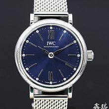 IWC 萬國錶 Portofino柏濤菲諾計時特別版(IW391408)x藍面x39mm 歷史價格詳細信息
