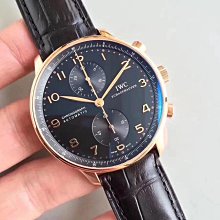 【IWC 萬國錶】葡萄牙系列 7日鍊皮帶腕表x金色丁字x42.4mm(IW501701) 歷史價格詳細信息