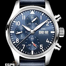 IWC 萬國錶 飛行員計時(IW388101)藍面藍色皮帶機械款x41mm 歷史價格詳細信息