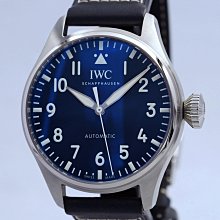 IWC 萬國錶(IW329301)大型飛行員黑面棕色皮帶款x43mm 歷史價格詳細信息