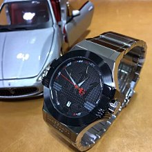 瑪莎拉蒂 MASERATI 名錶 POTENZA R8851108002  黑色PU錶帶款 現貨 特價一隻 歷史價格詳細信息