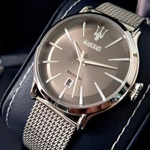 MASERATI手錶,編號R8823118002,42mm槍灰色圓形精鋼錶殼,寶藍色鏤空錶面,黑灰色米蘭錶帶款 歷史價格詳細信息