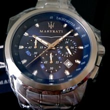 Maserati 瑪莎拉蒂 Successo 輝煌成就系列 R8873621040 古典紳士商務典雅 真三眼日期夜光 不鏽鋼 手錶 歷史價格詳細信息