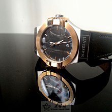 請支持正貨，瑪莎拉蒂手錶MASERATI手錶EPOCA款，編號:R8851118002,白銀色錶面黑色皮革錶帶款 歷史價格詳細信息