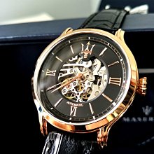 MASERATI手錶,編號R8823118002,42mm槍灰色圓形精鋼錶殼,寶藍色鏤空錶面,黑灰色米蘭錶帶款 歷史價格詳細信息