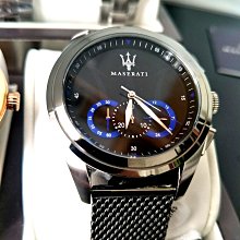 瑪莎拉蒂手錶MASERATI手錶款，編號:R8853118503,寶藍色錶面玫瑰金色精鋼錶帶款 歷史價格詳細信息