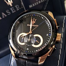 瑪莎拉蒂手錶MASERATI手錶款，編號:R8853118503,寶藍色錶面玫瑰金色精鋼錶帶款 歷史價格詳細信息