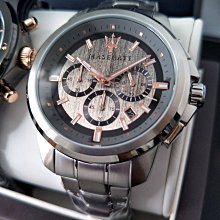 瑪莎拉蒂手錶MASERATI手錶款，編號:R8853118503,寶藍色錶面玫瑰金色精鋼錶帶款 歷史價格詳細信息