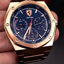 FERRARI法拉利男錶,編號FE00020,46mm黑圓形精鋼錶殼,黑色運動錶面,深黑色矽膠錶帶款,別樹一格! 歷史價格詳細信息