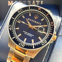 【MASERATI 瑪莎拉蒂】男女通用機械錶型號R8821108010(黑色錶面黑錶殼深黑色真皮皮革錶帶款) 歷史價格詳細信息