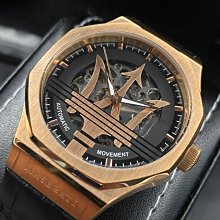 【MASERATI 瑪莎拉蒂】男女通用機械錶型號R8821108010(黑色錶面黑錶殼深黑色真皮皮革錶帶款) 歷史價格詳細信息