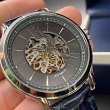 MASERATI手錶,編號R8823118002,42mm槍灰色圓形精鋼錶殼,寶藍色鏤空錶面,黑灰色米蘭錶帶款 歷史價格詳細信息