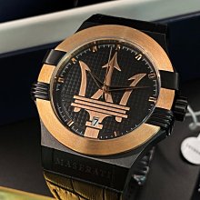 【MASERATI 瑪莎拉蒂】男女通用機械錶型號R8821108010(黑色錶面黑錶殼深黑色真皮皮革錶帶款) 歷史價格詳細信息