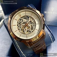 【MASERATI 瑪莎拉蒂】男女通用機械錶型號R8821108010(黑色錶面黑錶殼深黑色真皮皮革錶帶款) 歷史價格詳細信息