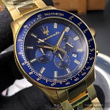 MASERATI手錶,編號R8873640005,44mm綠金錶殼,金色錶帶款 歷史價格詳細信息