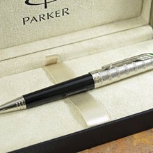 【優力文具】PARKER派克 PREMIER 尊爵系列 黑桿銀蓋白夾原子筆(P0887920) 價格比較,價格查詢,歷史價格詳細信息