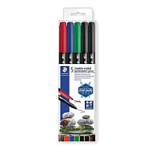STAEDTLER 施德樓 設計家油性雙頭藝術筆5色/18色 / 盒 MS3187TB5/MS3187TB18 價格比較,價格查詢,歷史價格詳細信息