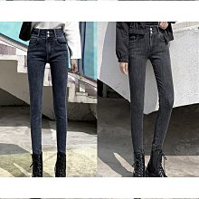 高腰修身牛仔褲女時穎2024年新款水洗磨破闊腿褲長褲781487 歷史價格詳細信息