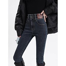 高腰緊身小腳牛仔褲女彈力顯瘦2021新款外穿淺藍色鉛筆馬丁靴褲子】 歷史價格詳細信息