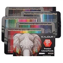 繪畫彩筆油性彩鉛鐵盒裝 180色高品質彩色鉛筆套裝 歷史價格詳細信息