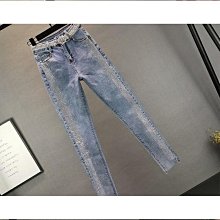 時尚彈力修身牛仔褲印花 男牛仔褲 男士褲子 男士牛仔褲彈力布料 小腳褲彈性牛仔褲牛仔男褲休閒褲微彈牛仔褲男牛仔褲修身 歷史價格詳細信息