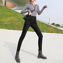 黑色小腳牛仔褲女2024年春高腰彈力緊身顯瘦小個子八分鉛筆褲威 歷史價格詳細信息