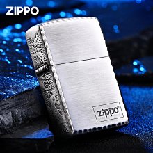 創客優品 美國進口打火機zippo正版 芝寶925純銀右下標唐草煤油防風送禮物 HJ1176 歷史價格詳細信息