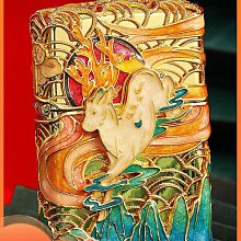 眾誠優品 正版Zippo防風煤油打火機 哥斯拉65周年原裝純銅雕刻限量男士收藏 HJ422 歷史價格詳細信息