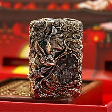 眾誠優品 打火機zippo正版純銅拉桿12齒輪芝寶煤油限量收藏級男士正品送禮 HJ222 歷史價格詳細信息