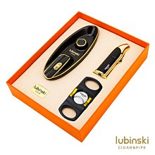 【格格巫】現貨 LUBINSKI雪茄皮套三支裝便攜皮革貼片魯賓斯基雪茄套雪茄管禮盒裝 歷史價格詳細信息