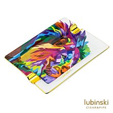 【格格巫】現貨 魯賓斯基雪茄煙灰缸四煙槽大容量黃銅方形LUBINSKI雪茄煙缸 歷史價格詳細信息